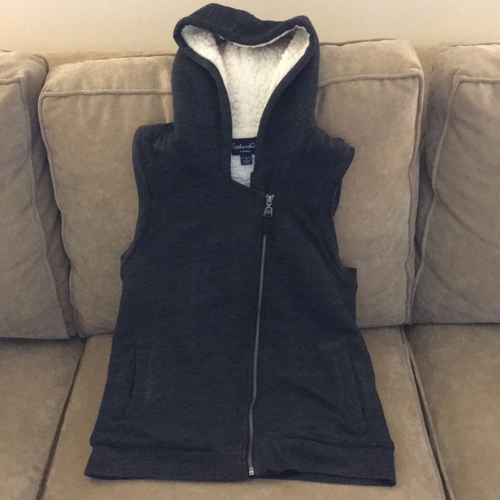 Splendid Vest with cozy Sherpa fur lining